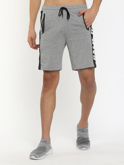 men mid-rise grey side taped short - 20812827 - Very Small Image - 1