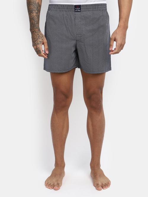 men mid-rise navy blue printed short - 20813288 - Very Small Image - 1