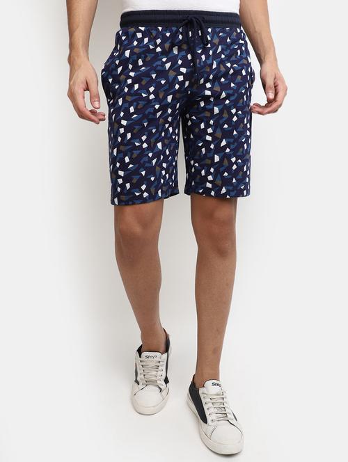 men printed mid rise short - 20813309 - Very Small Image - 1
