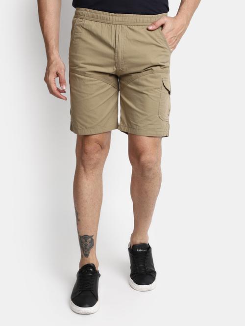 men solid mid rise short - 20813633 - Very Small Image - 1