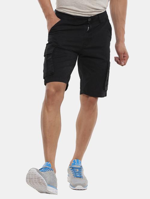 men mid rise cotton shorts - 20813676 - Very Small Image - 1