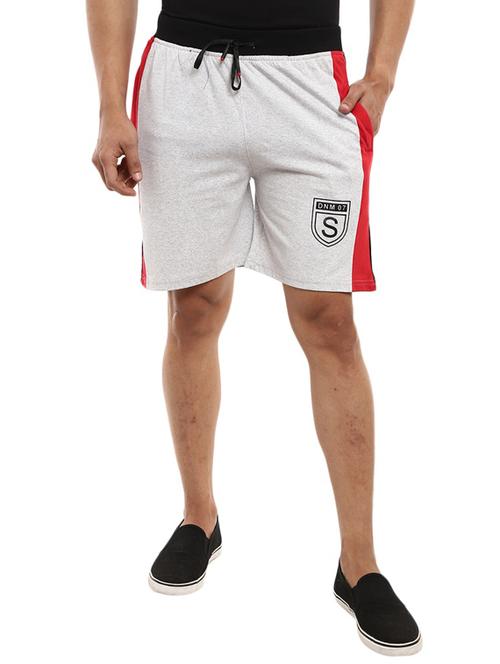 men mid rise color block shorts - 20813851 - Very Small Image - 1