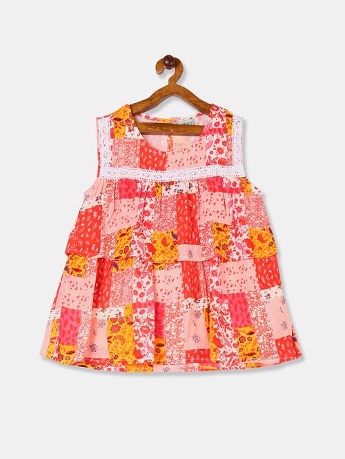 kids multi coloured printed top - 20814189 - Very Small Image - 1