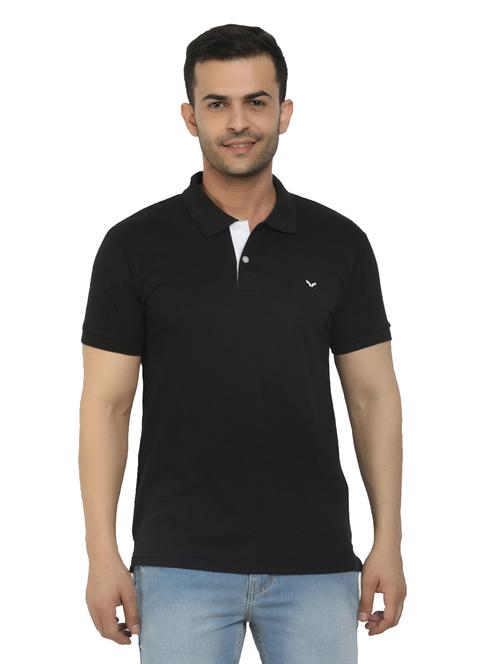 men polo neck plain t-shirt - 20814866 - Very Small Image - 1