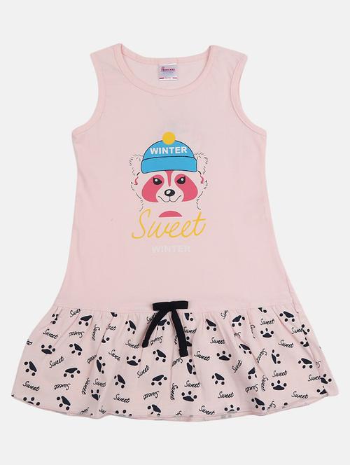 pink coated frock - 20815050 - Very Small Image - 1