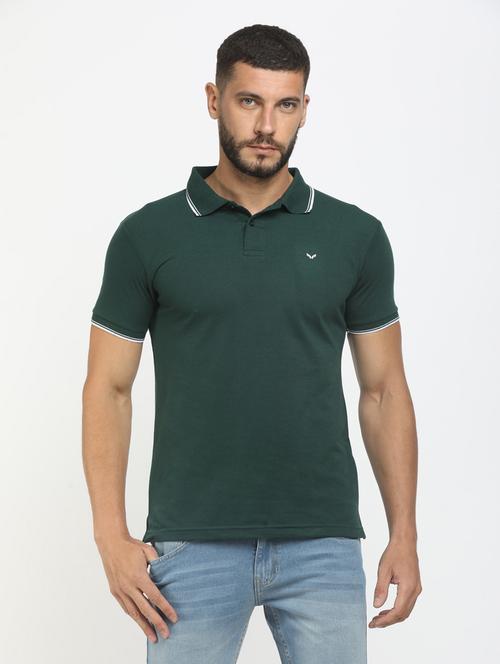 green cotton plain tshirt - 20815086 - Very Small Image - 1