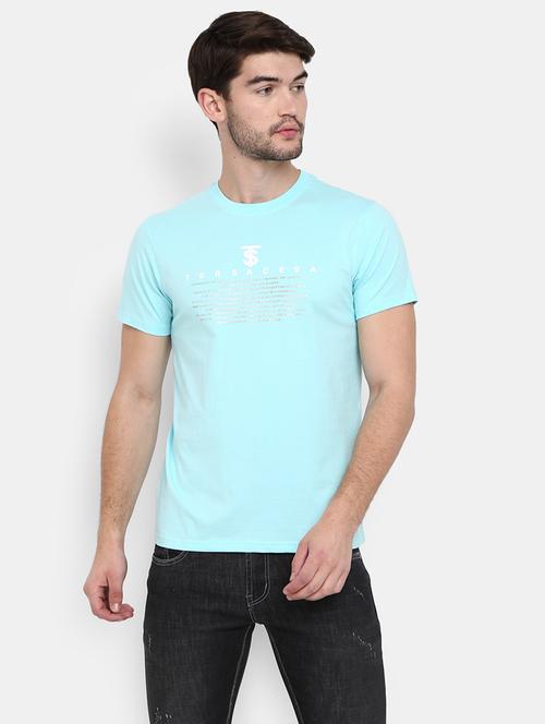 ai aqua chest print t-shirt - 20815350 - Very Small Image - 1