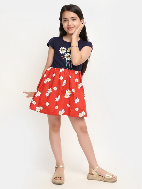 orange coated frock - 20815408 - Very Small Image - 1