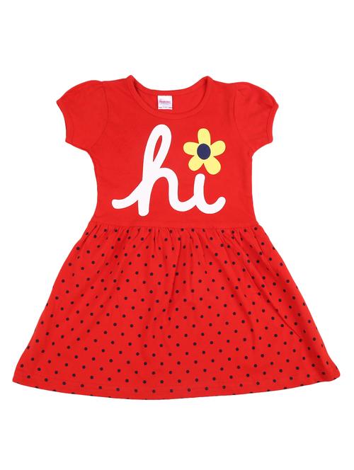 girls printed cotton frock - 20815653 - Very Small Image - 1