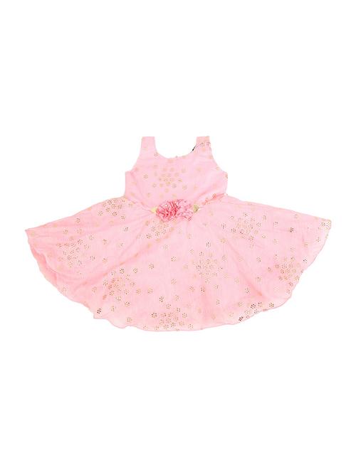 pink coated frock - 20815693 - Very Small Image - 1