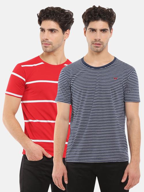 pack of 2 - cotton striped t-shirt - 20815898 - Very Small Image - 1