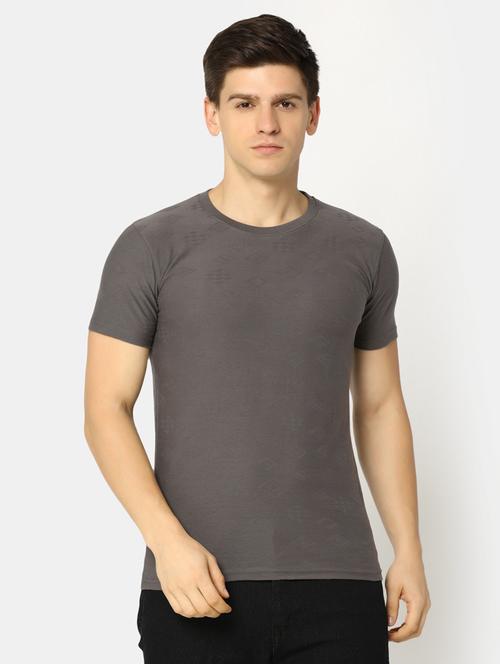 grey cotton printed t-shirt - 20816161 - Very Small Image - 1