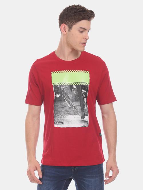 red cotton t-shirt - 20816508 - Very Small Image - 1