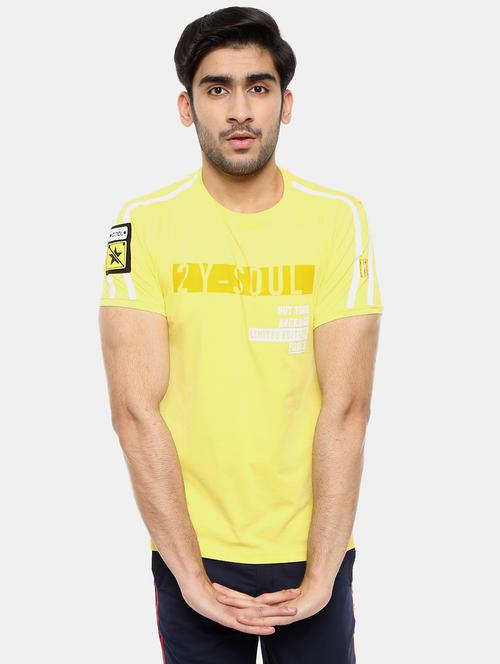 yellow cotton t-shirt - 20816796 - Very Small Image - 1