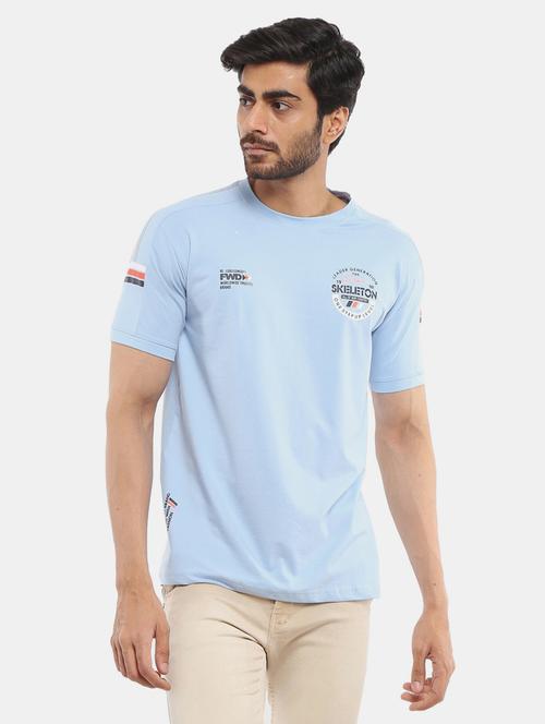 purist blue cotton print t-shirt - 20816844 - Very Small Image - 1