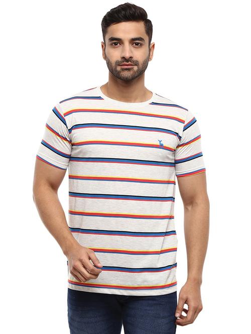 men round neck striped t-shirt - 20817079 - Very Small Image - 1