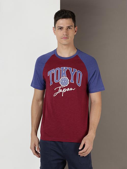 men chest print short sleeves t-shirt - 20822221 - Very Small Image - 1