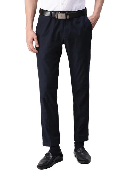 men solid mid rise formal trouser - 20827247 - Very Small Image - 1