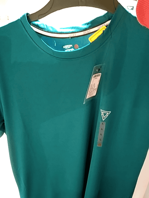 teal polyester tshirt - 20831459 - Very Small Image - 1