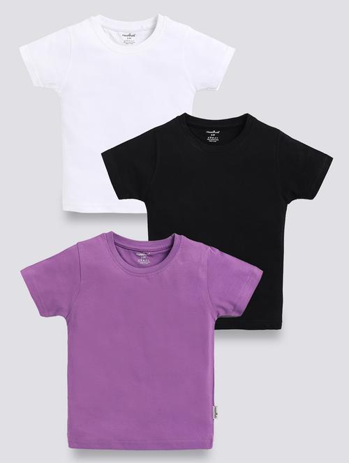 pack of 3 solid t-shirt - 20832058 - Very Small Image - 1