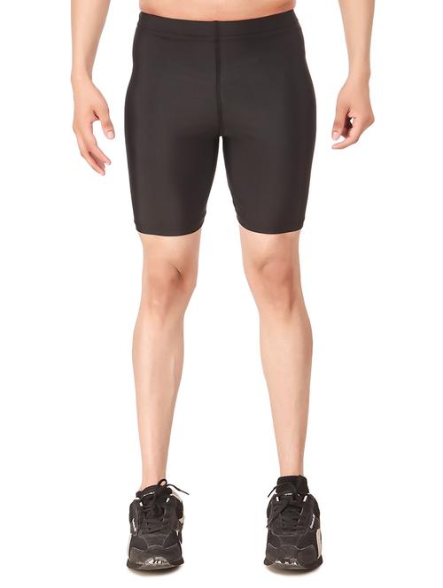 black cotton blend short - 20837523 - Very Small Image - 1