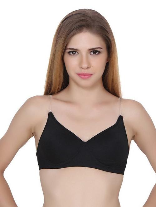 women solid regular bra - 20838545 - Very Small Image - 1