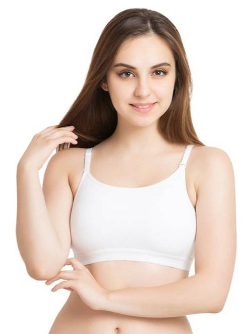women solid sports bra - 20838600 - Very Small Image - 1