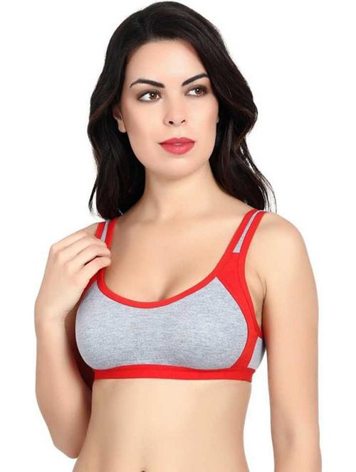 women color block sports bra - 20838628 - Very Small Image - 1