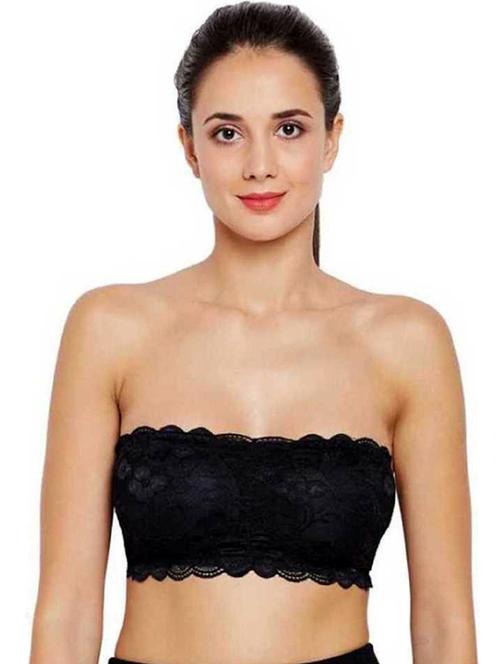 women solid tube bra - 20838637 - Very Small Image - 1