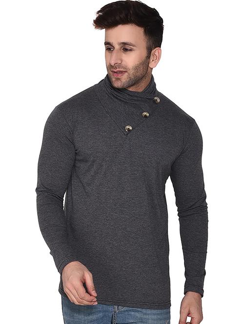 turtle neck solid t-shirt - 20841289 - Very Small Image - 1