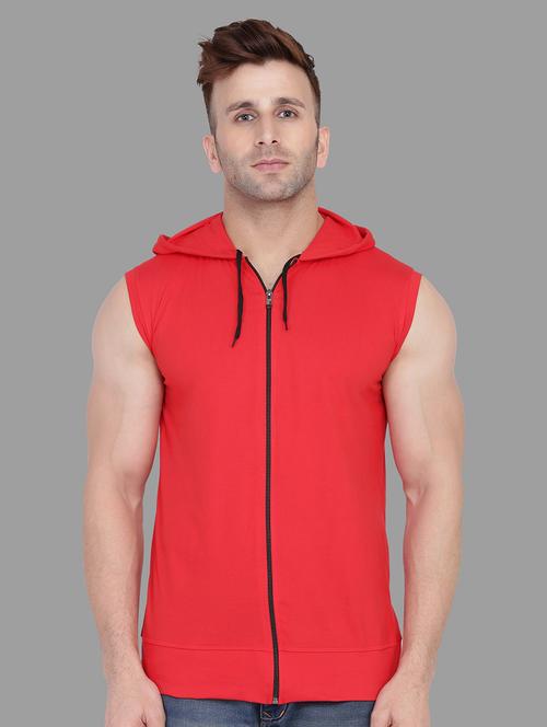 hooded neck zip up t-shirt - 20841294 - Very Small Image - 1