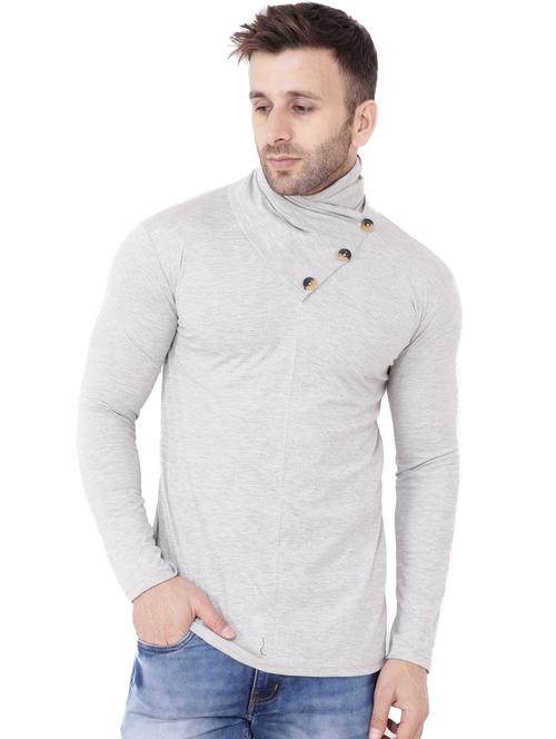 turtle neck solid t-shirt - 20841356 - Very Small Image - 1