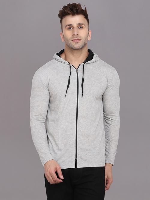 grey cotton blend t-shirt - 20841773 - Very Small Image - 1