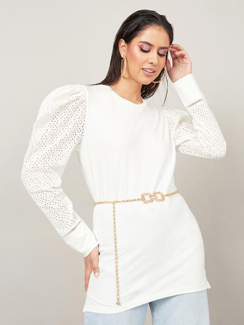 off white cotton long top - 20845846 - Very Small Image - 1