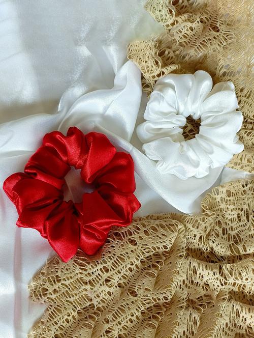 pack of 2 solid scrunchies - 20846314 - Very Small Image - 1