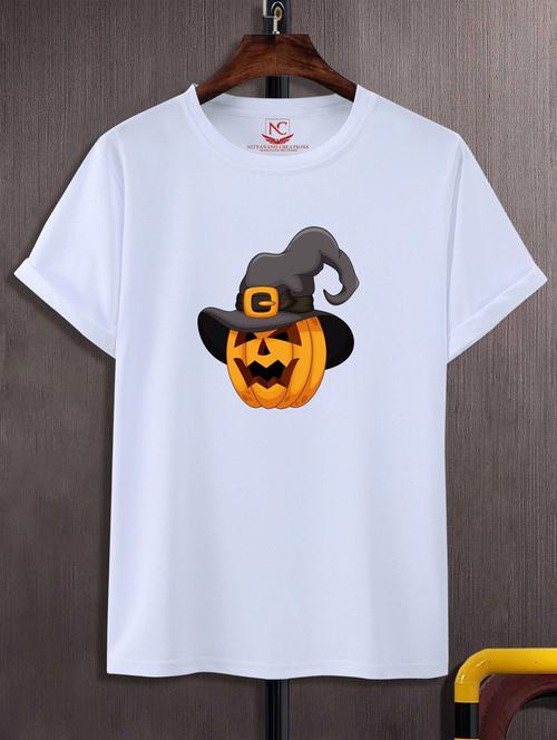 white polyester chest print tshirt - 20847501 - Very Small Image - 1