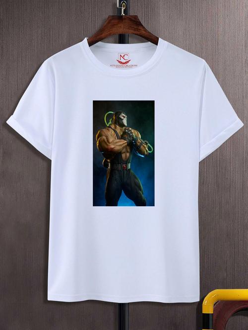 unisex white graphic printed t-shirt - 20847551 - Very Small Image - 1