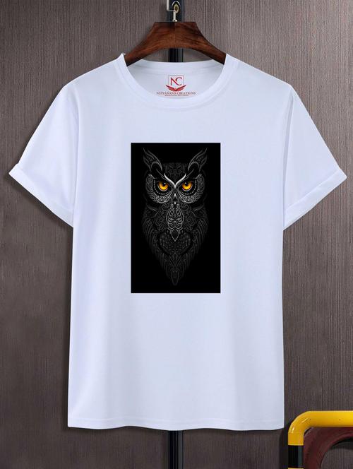 unisex white graphic printed t-shirt - 20847580 - Very Small Image - 1