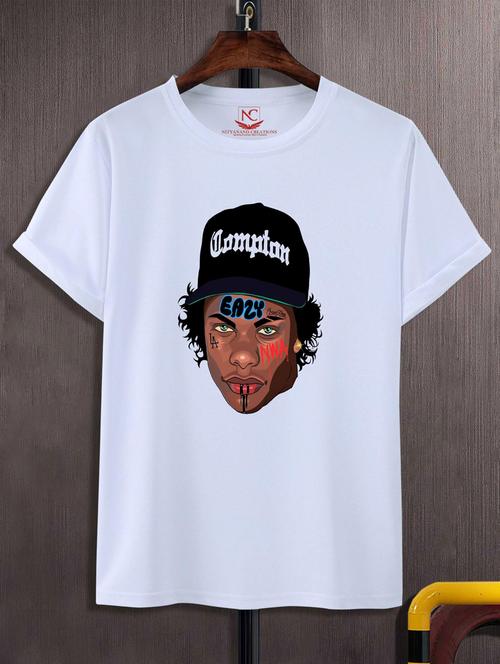 unisex white polyester graphic t-shirt - 20847612 - Very Small Image - 1