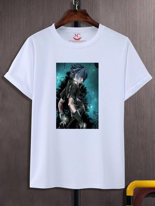 unisex white polyester graphic t-shirt - 20847633 - Very Small Image - 1