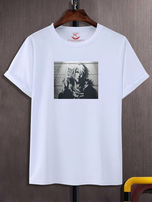 unisex white graphic printed t-shirt - 20847638 - Very Small Image - 1
