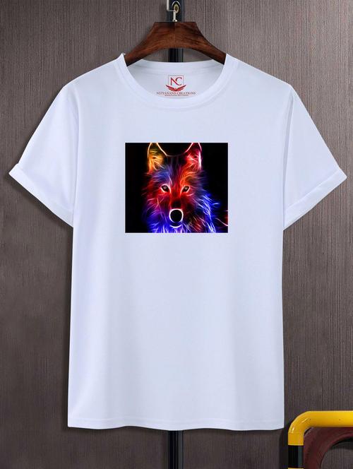 unisex white graphic printed t-shirt - 20847655 - Very Small Image - 1