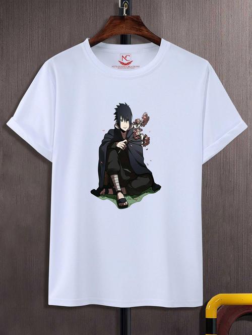 unisex white graphic printed t-shirt - 20847715 - Very Small Image - 1