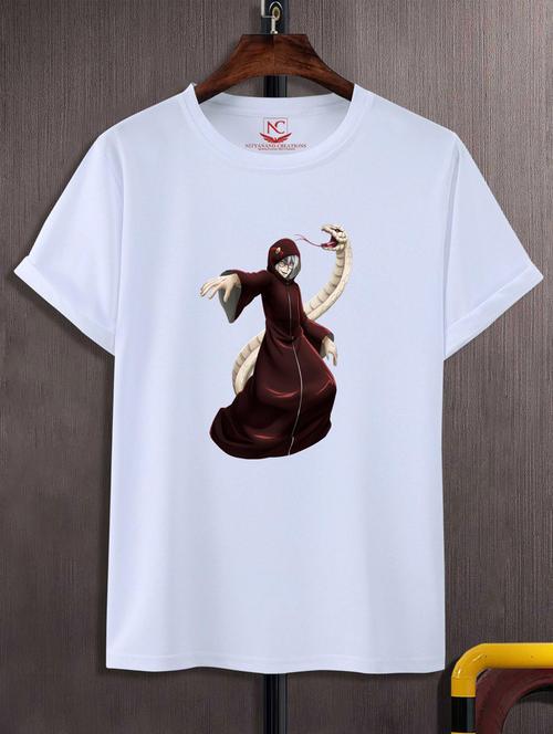 unisex white graphic printed t-shirt - 20847725 - Very Small Image - 1