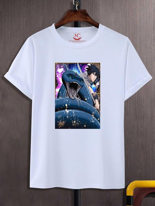 unisex white graphic printed t-shirt - 20847726 - Very Small Image - 1
