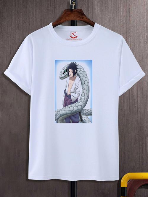 unisex white graphic printed t-shirt - 20847727 - Very Small Image - 1