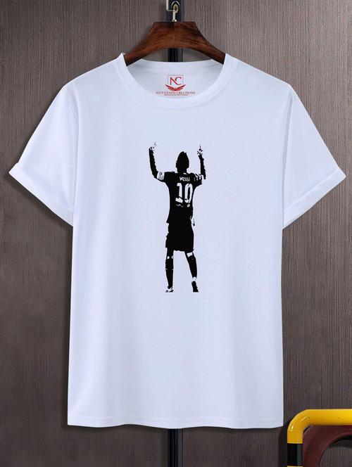 unisex white graphic printed t-shirt - 20847739 - Very Small Image - 1