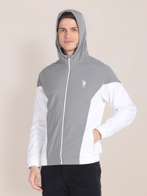 men color block casual jacket - 20848989 - Very Small Image - 1