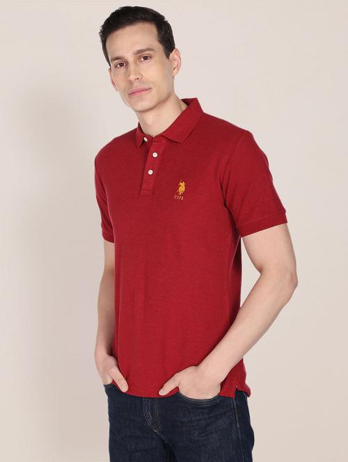 red cotton plain tshirt - 20849277 - Very Small Image - 1
