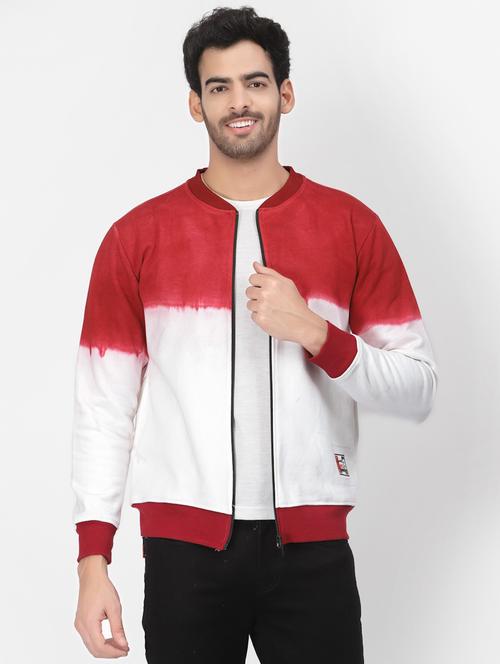 men color block cotton casual jacket - 20850991 - Very Small Image - 1